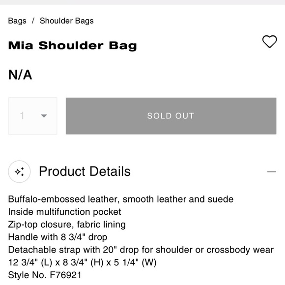 Coach Mia shoulder bag - Picture 11 of 11